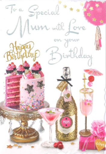 Picture of SPECIAL MUM WITH LOVE BIRTHDAY CARD
